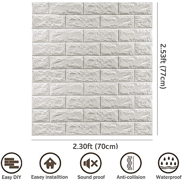 3DBrickWall, adesivi murali tridimensionali con effetto mattone - Image 10