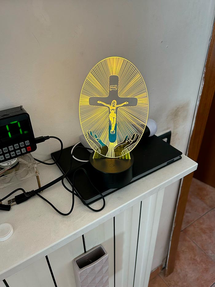 3DCross, decorazione con motivo religioso - Gesù - Image 10