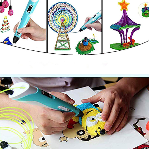 Penna innovativa per creare disegni 3D in 3 diversi colori 3DPen - Image 8