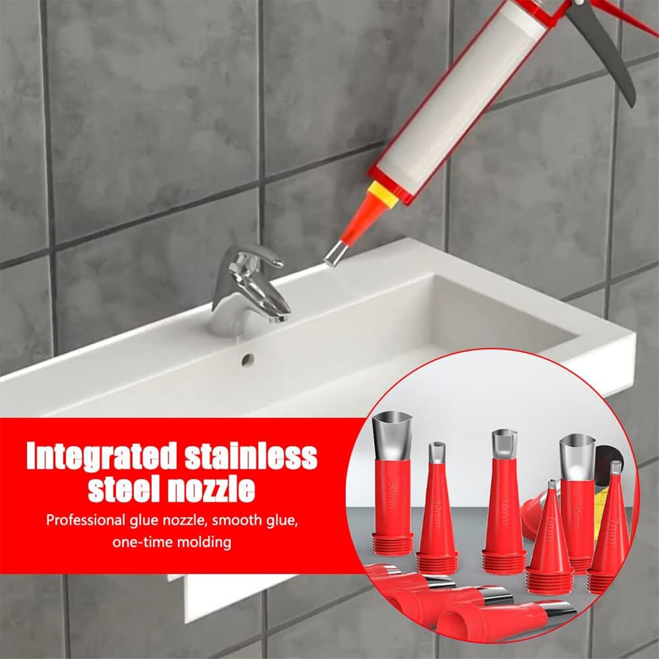 ApplicNozzle, set di 22 pezzi di ugelli per compounding e sigillatura - Image 3