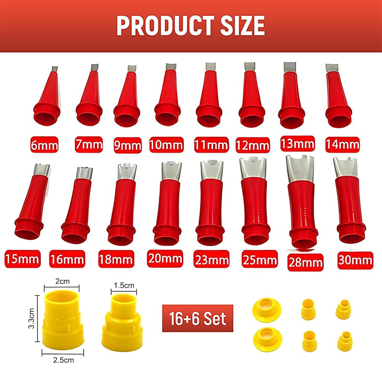 ApplicNozzle, set di 22 pezzi di ugelli per compounding e sigillatura - Image 4