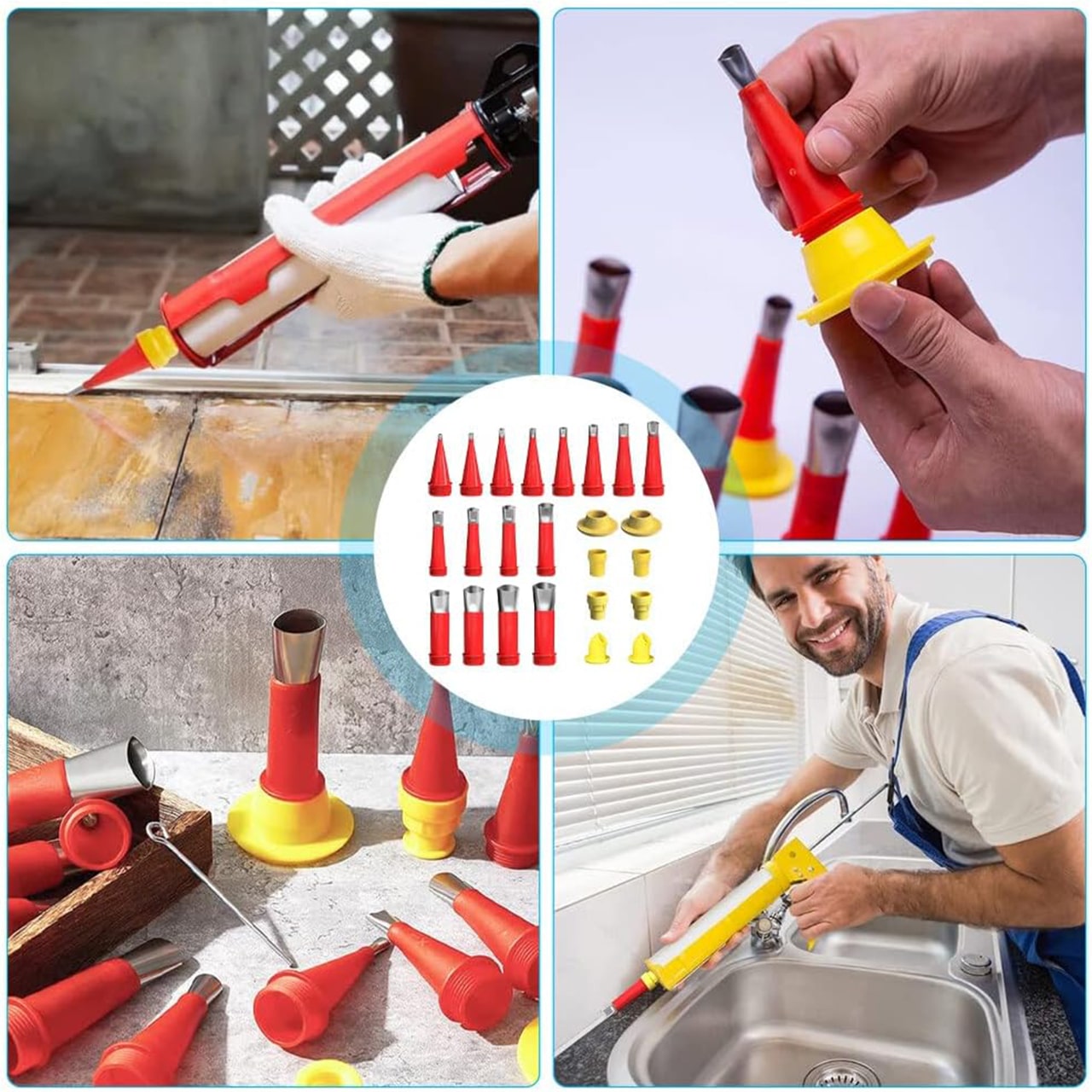 Ideale per sigillare in cucina, bagno, porta o finestra.