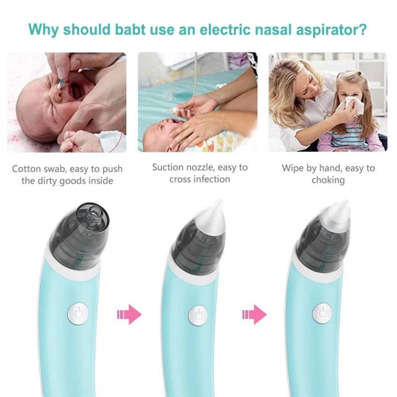Aspiratore, aspiratore nasale per bambini - Image 7