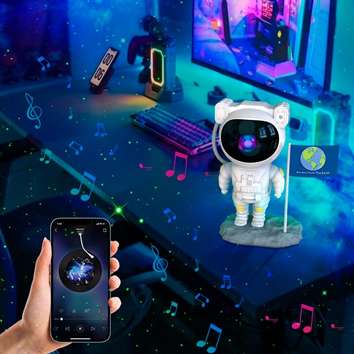 AstronautLamp, un proiettore notturno con effetto galassia e luce a LED - Image 8