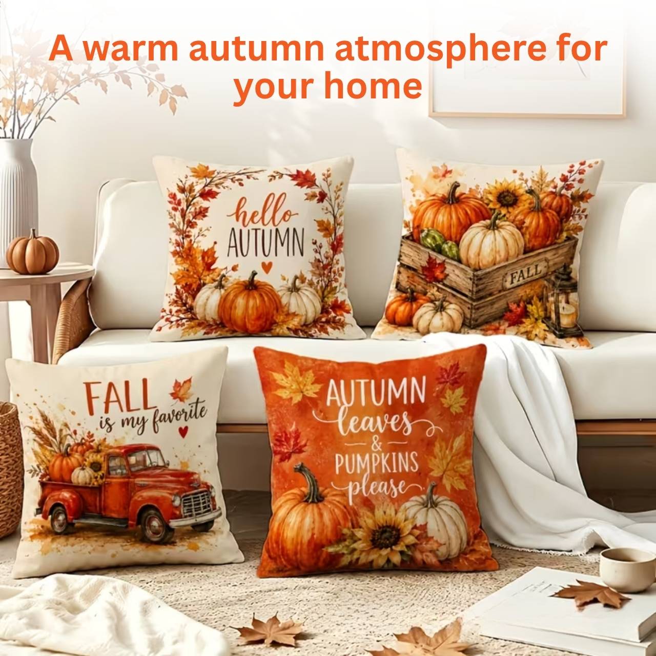 Fodera per cuscino a tema autunnale, AutumnPillows - Image 5