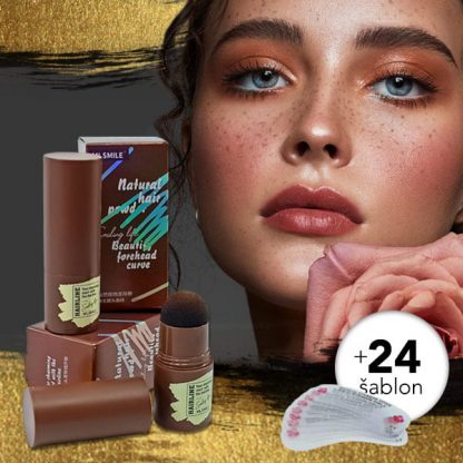 BROWSTAMP-TR, Set per la modellazione delle sopracciglia con stencil e pigmento - Image 1