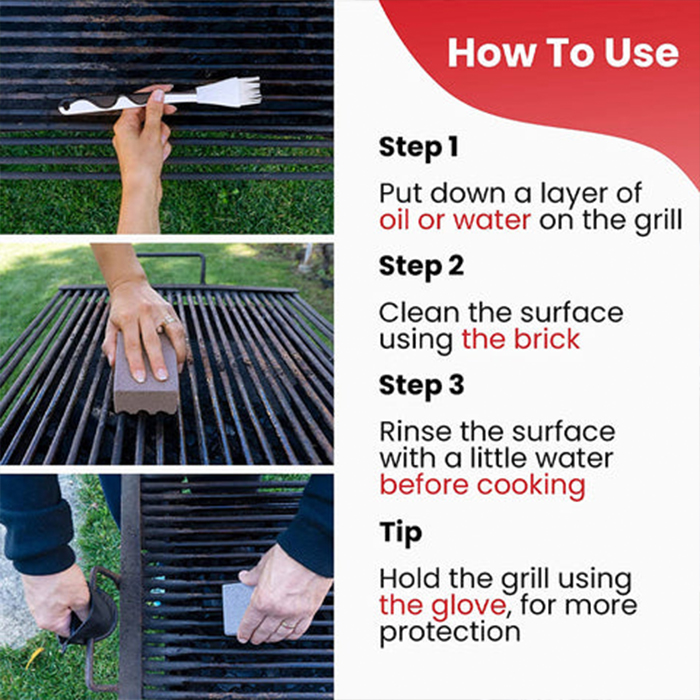 BrickGrill, pietra per la pulizia del grill 1+1 GRATIS. - Image 5