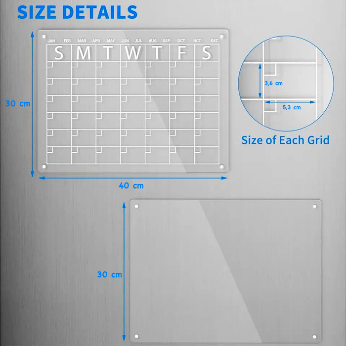 CalendarBoard, lavagna magnetica per calendario (2 pezzi) - Image 2
