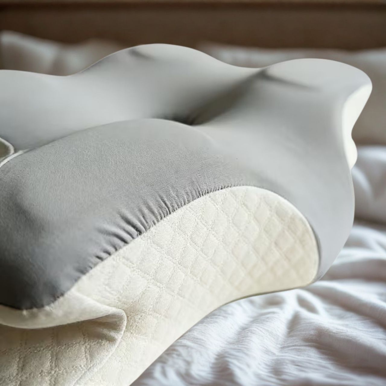 Cuscino ergonomico con memory foam, CervicalPillow