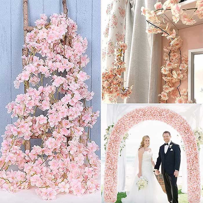 I fiori artificiali sono adatti anche per vari eventi come matrimoni, compleanni, feste in giardino, ecc.