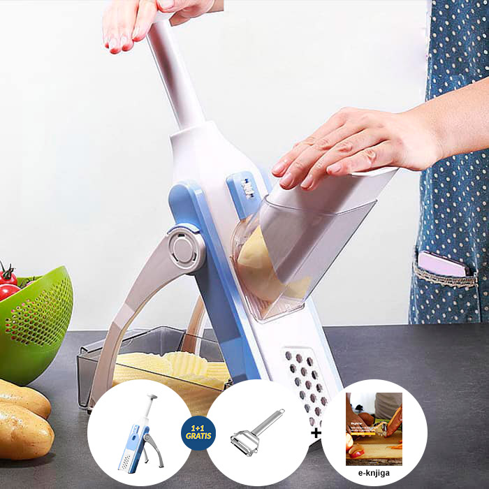 ChopBundle, tritatutto per frutta e verdura + affettatrice e pelapatate GRATIS + e-book con ricette salutari GRATIS - Image 2