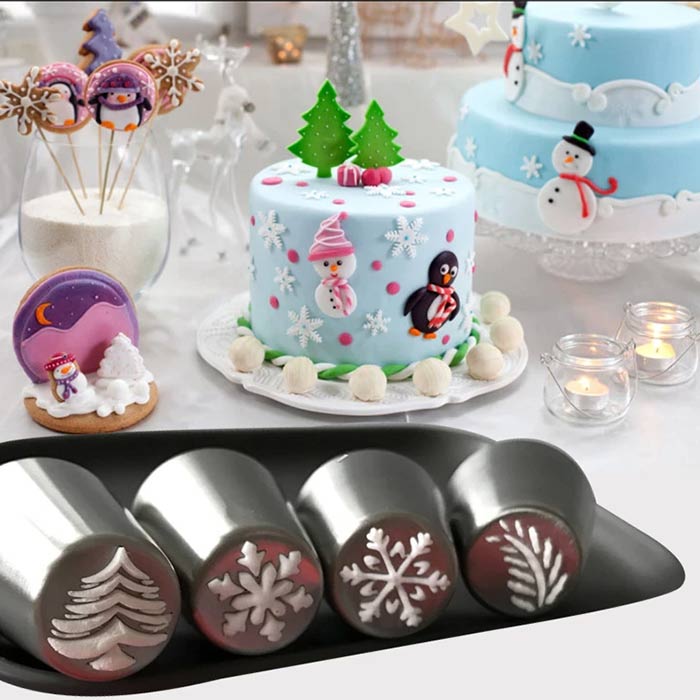 ChrismatNozzles, set per decorazioni festive di torte e altri dolci - Image 2