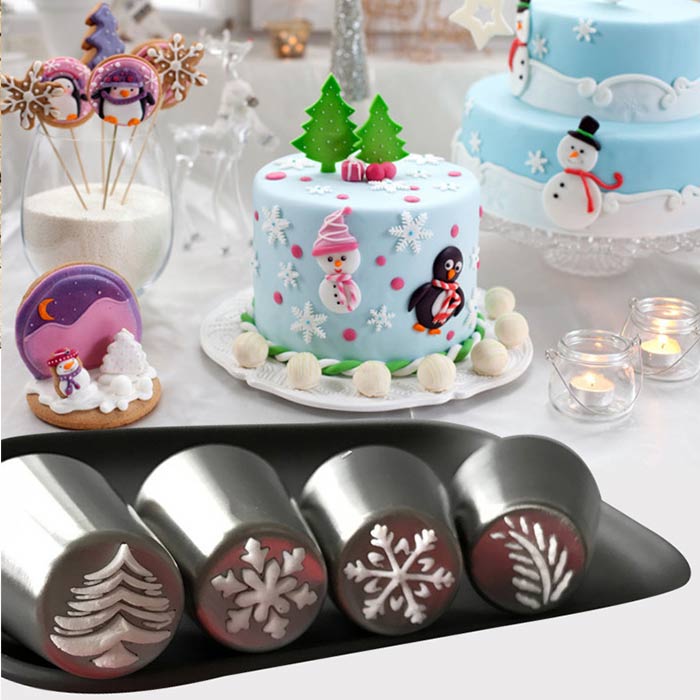 ChrismatNozzles, set per decorazioni festive di torte e altri dolci - Image 7