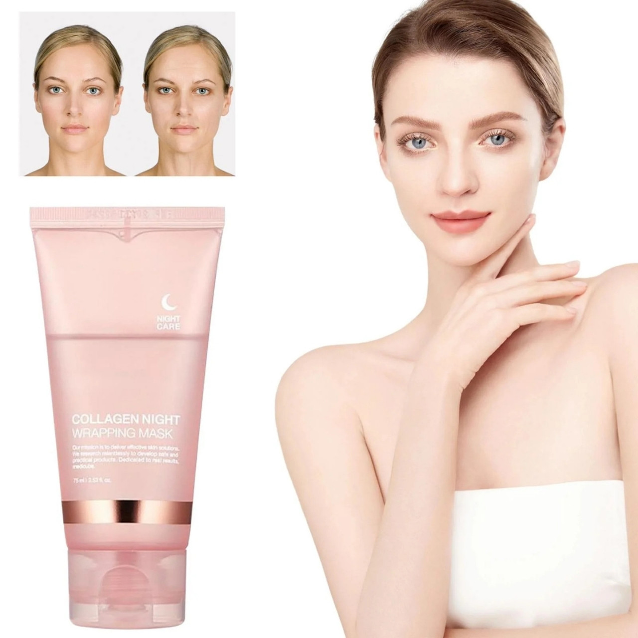 CollagenMask, maschera viso peel-off al collagene da lasciare agire durante la notte (1+1 GRATIS) - Image 6