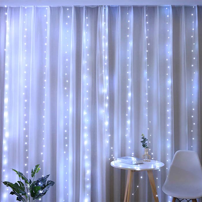 ColorfulCurtain, tenda di luci con 300 luci LED colorate - Image 8