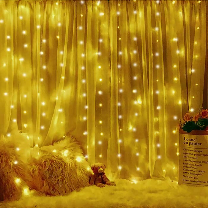 ColorfulCurtain, tenda di luci con 300 luci LED colorate - Image 10