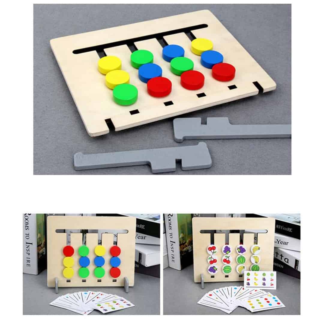 CombinationGame, puzzle in legno per sviluppare il pensiero logico (36 compiti) - Image 4