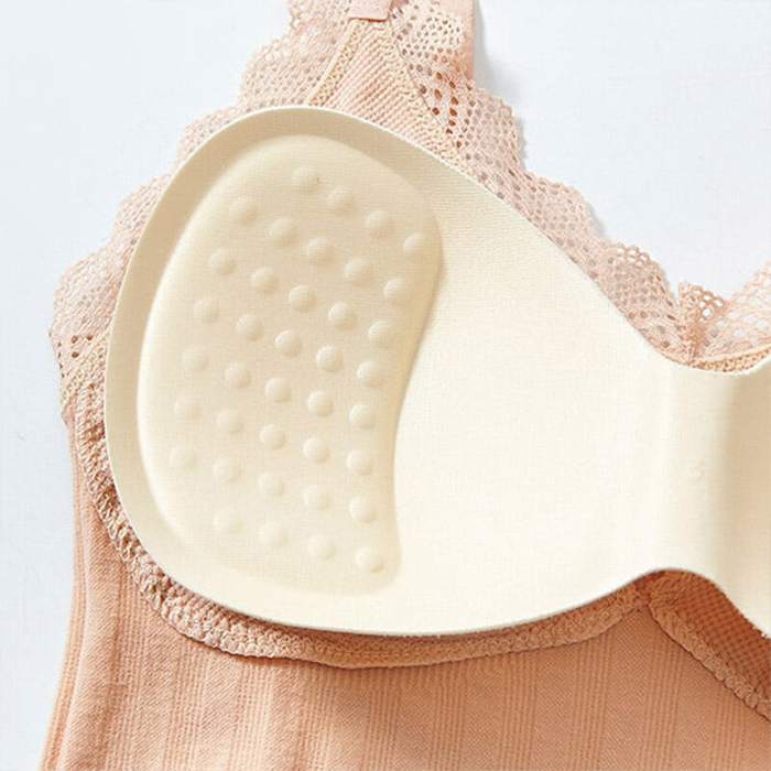 ComfortTop, 1 + 1 GRATIS Set di canotte con coppe imbottite in nero e beige - Image 3