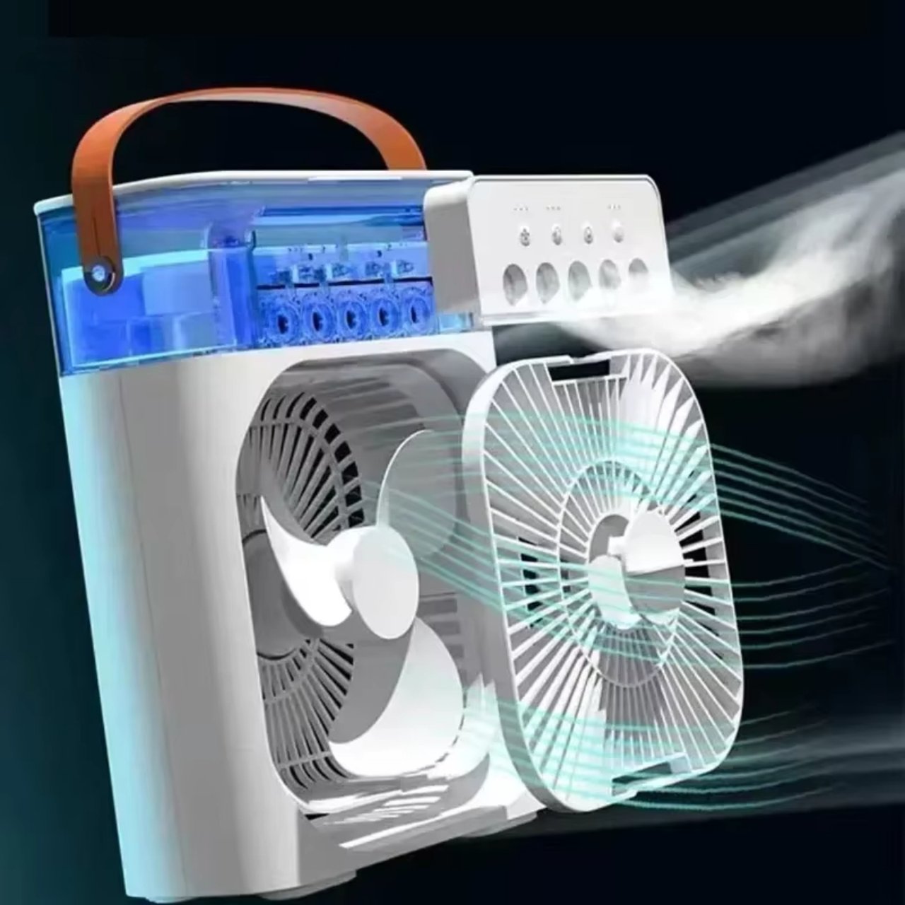 Coolio, ventilatore portatile 3-in-1 con funzione umidificatore, luce LED e raffreddamento - Image 7