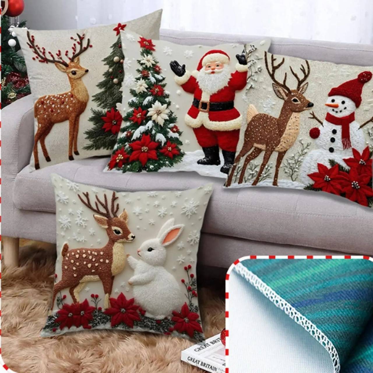 CutePillows, federe natalizie (4 pezzi) - Image 3
