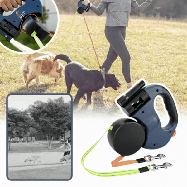 DDR-TST, Guinzaglio doppio per cani FlexiPaws - video