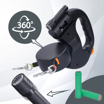 DDR-TST, Guinzaglio doppio per cani FlexiPaws - Image 4
