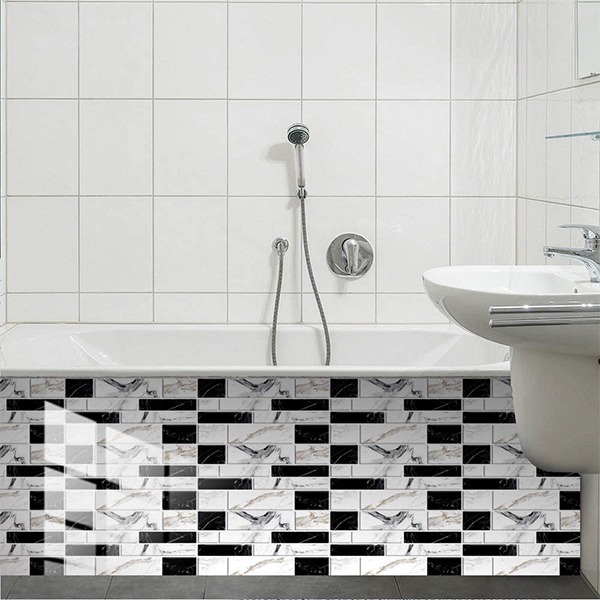 DecorWallpaper, adesivi murali tridimensionali a imitazione di piastrelle (12 pz.) - Image 6