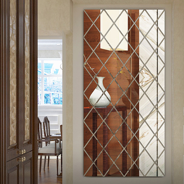 DiamondMirror, adesivi a specchio a forma di diamante che illuminano ogni ambiente (32 pz.) - Image 7
