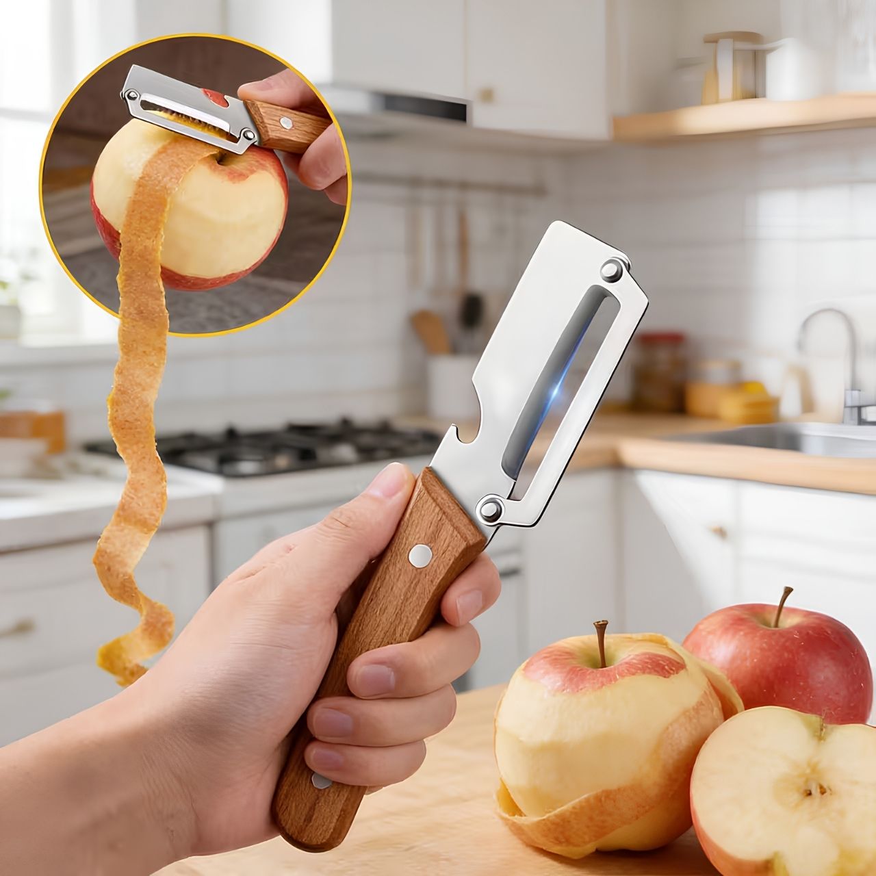 Pelapatate multifunzionale 2-in-1, DuoPeeler