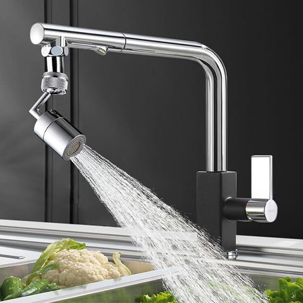 TapStar, rubinetto con testa spray rotante a 720°