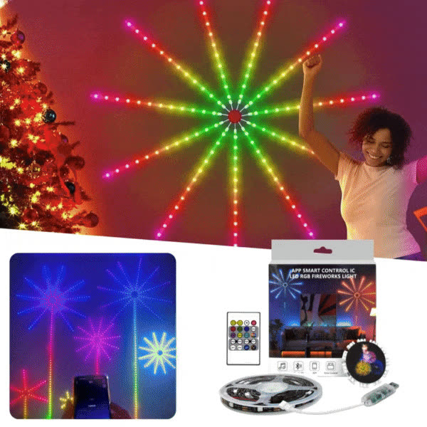 FIREWORK, Luci decorative LED intelligenti - video