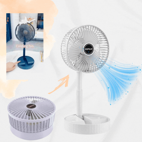 Ventilatore pieghevole 3 in 1, FoldFan