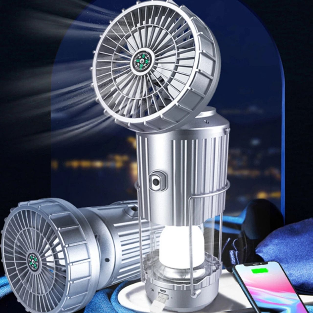 Grazie al sistema di ricarica duale, puoi ricaricarlo ovunque - con un cavo elettrico o direttamente dal sole. Questo ti fa risparmiare energia e denaro e ti prepara per eventuali interruzioni di corrente.