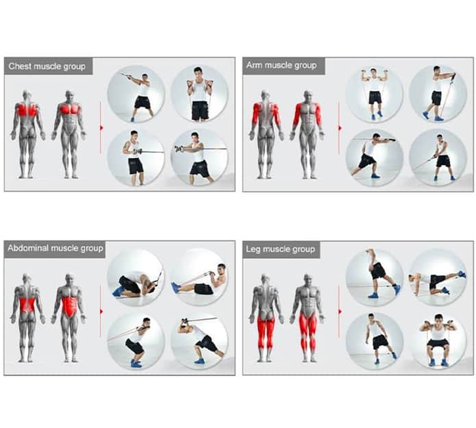FitBands, allenamento con elastici con maniglie - Image 7