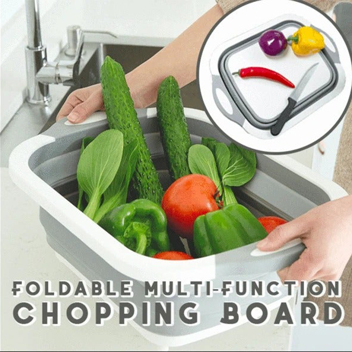 FoldableStrainer,, scolapasta multifunzione, contenitore e tagliere tutto in uno - Image 7