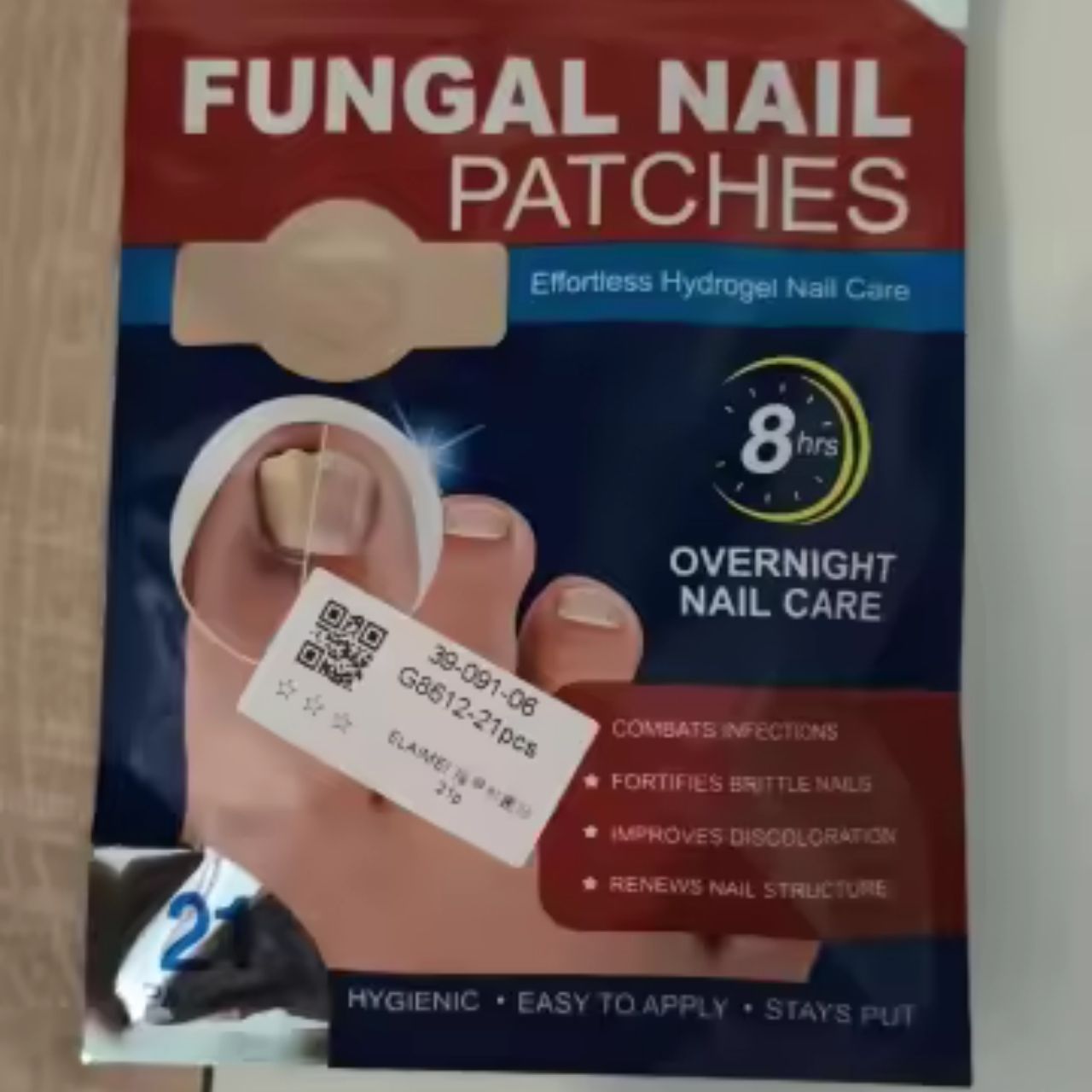 FungalPatches, cerotti riparatori per la cura delle unghie danneggiate (21 pz.) - Image 2