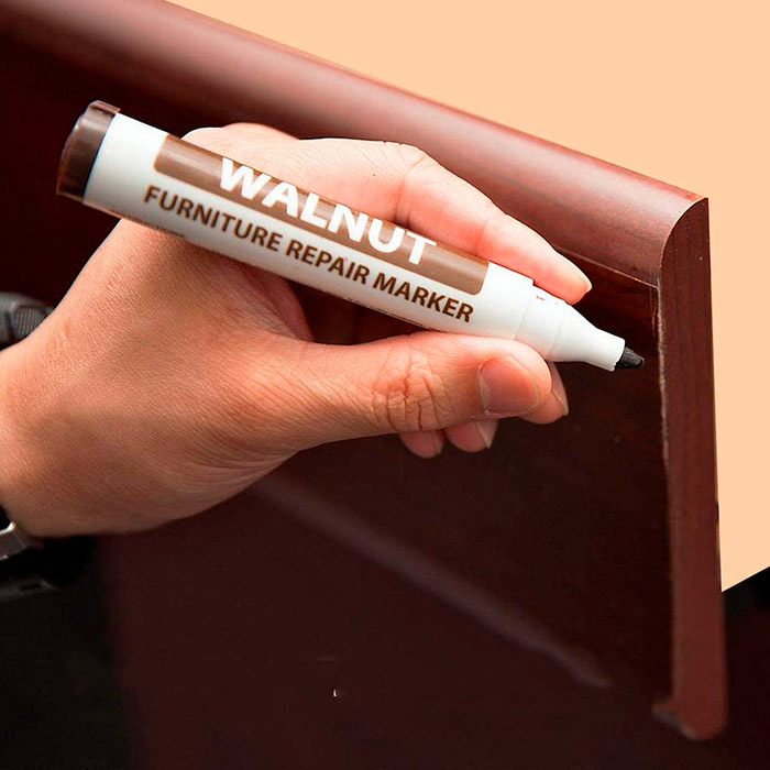 FurnitureMarkers, kit per la riparazione di graffi e rigature - Image 4