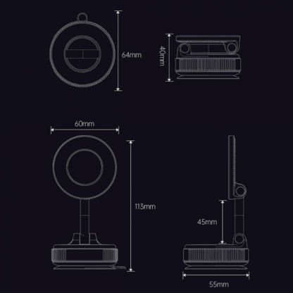 GRIPTACK, Supporto magnetico multifunzionale per auto GripMount - Image 2