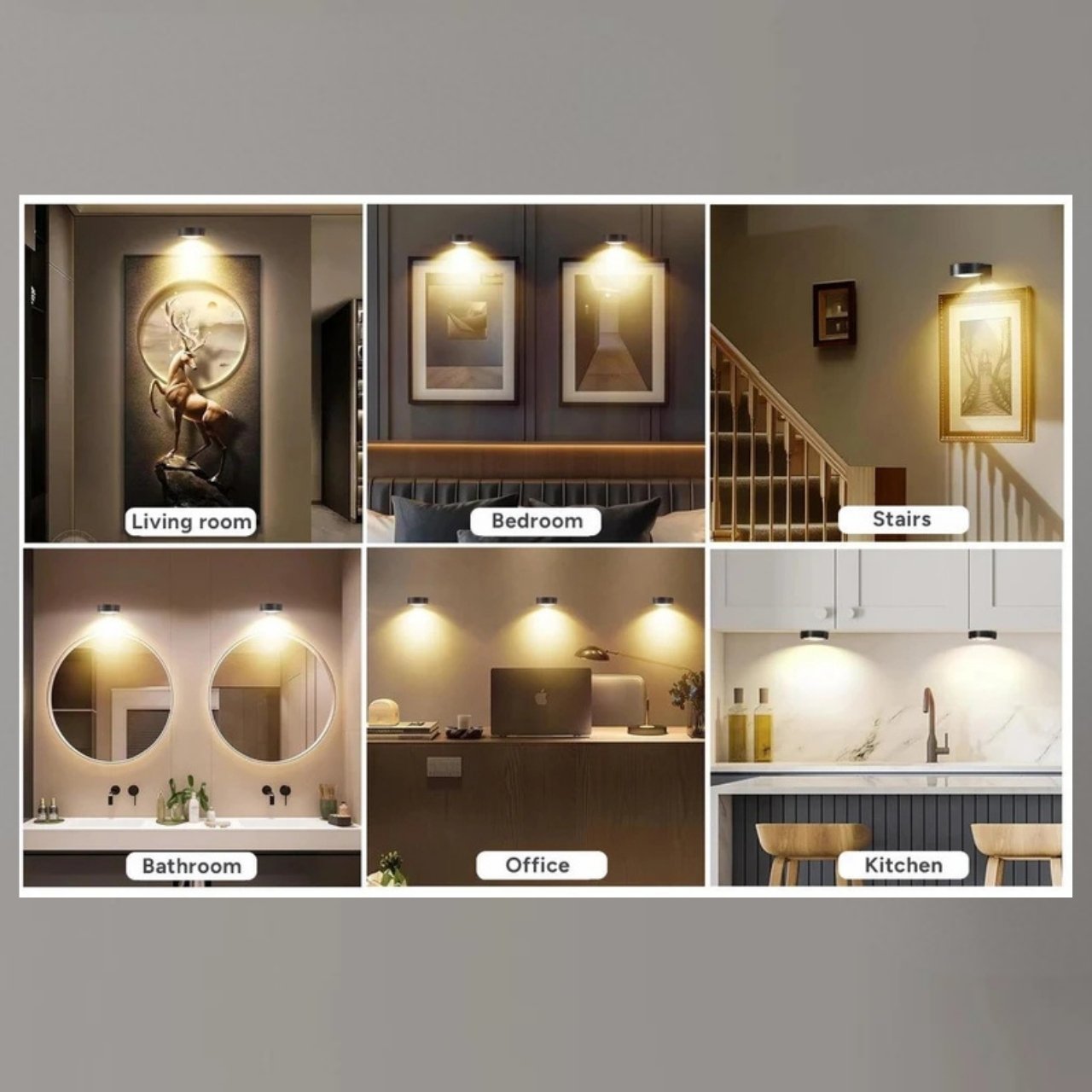 GalleryGlow, Illuminatore Magnetico a LED per Immagini (2 pezzi) - Image 5