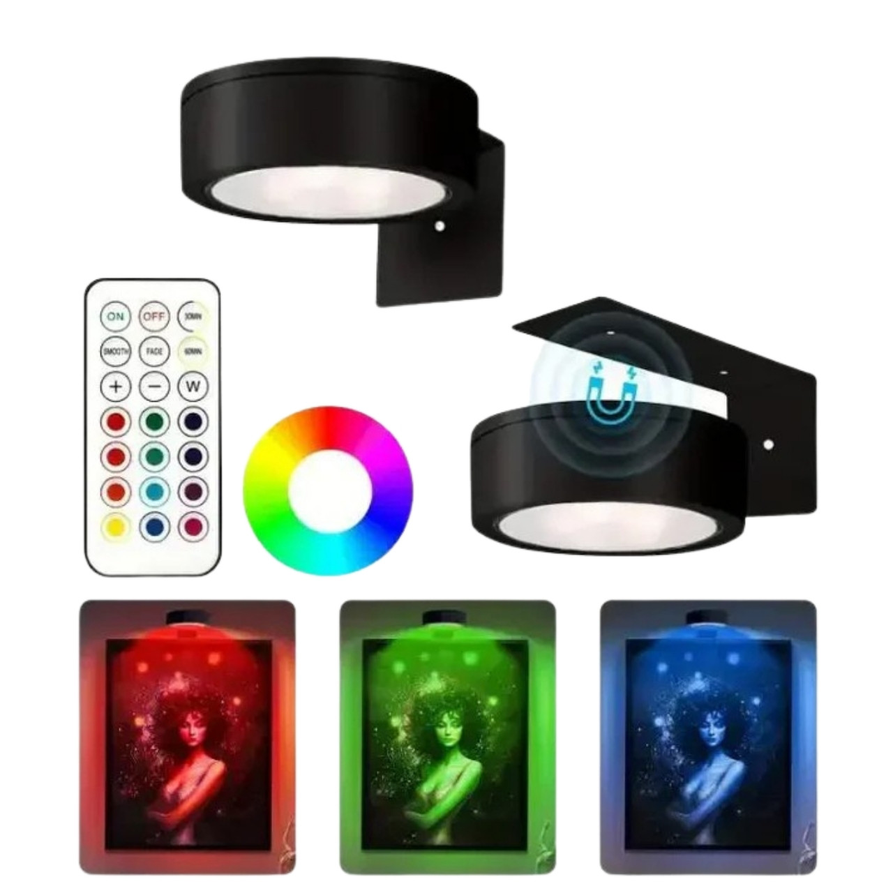 Con 300 lumen e 10 livelli di illuminazione, illuminerai le tue immagini esattamente come desideri - morbida o intensa.