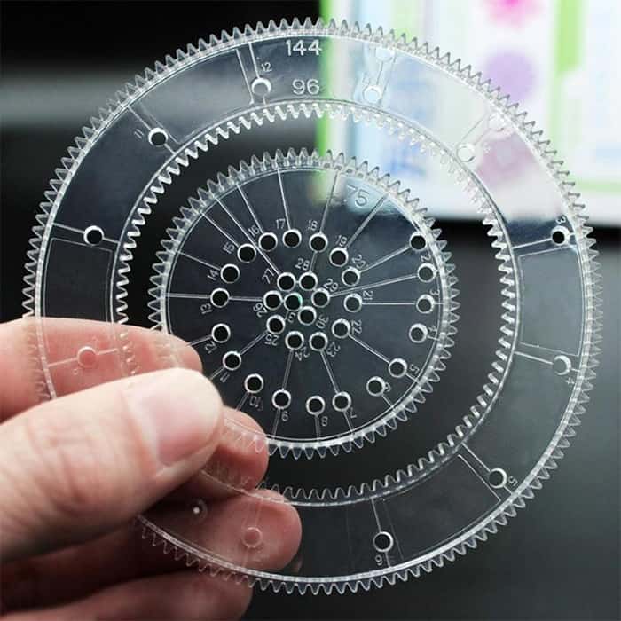GeoArtKit, un set da disegno di 27 pezzi con spirografi geometrici - Image 9