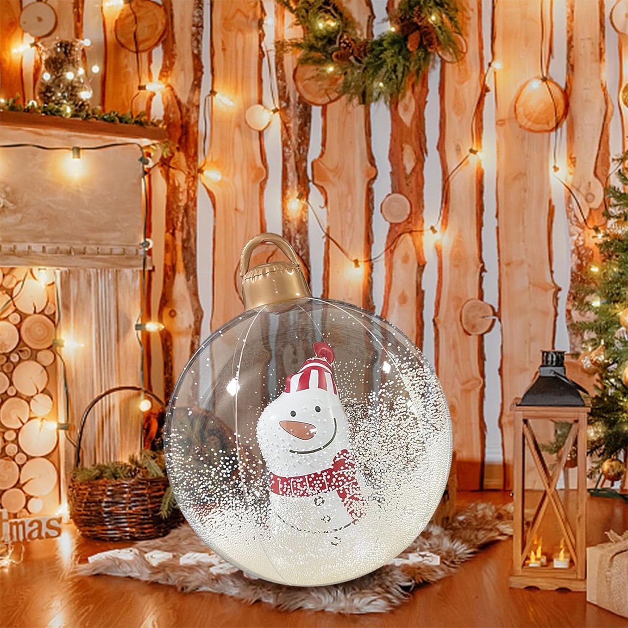GlowySnowy, pallone di Natale con motivo di pupazzo di neve e luce - Image 6