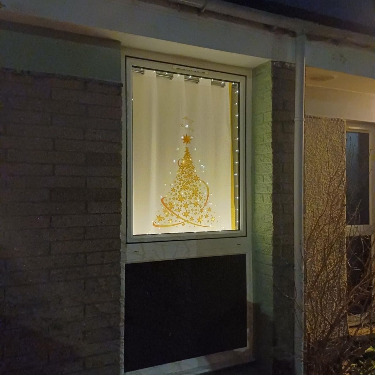 GoldenTree, adesivi per finestre di Natale in oro (2 pezzi) - Image 6