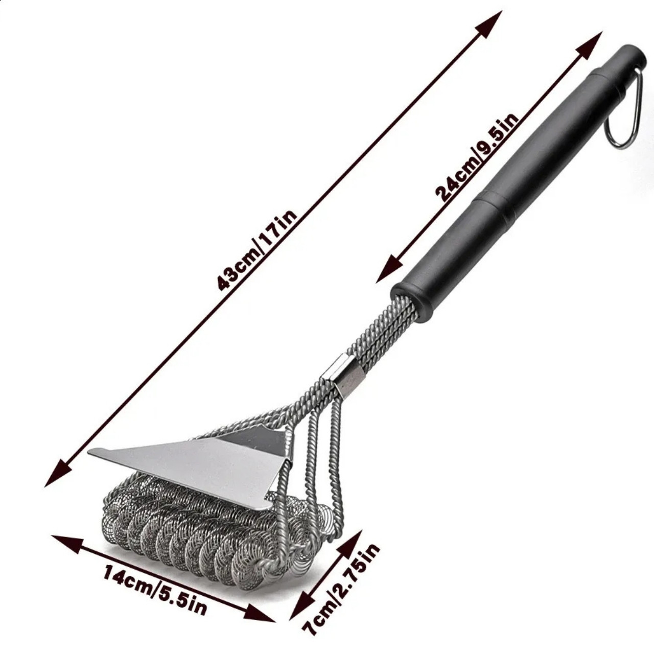 <ul><li>GrillBundle, set di tappetini per griglia (5 pezzi) e spazzola per la pulizia della griglia</li></ul> - Image 5