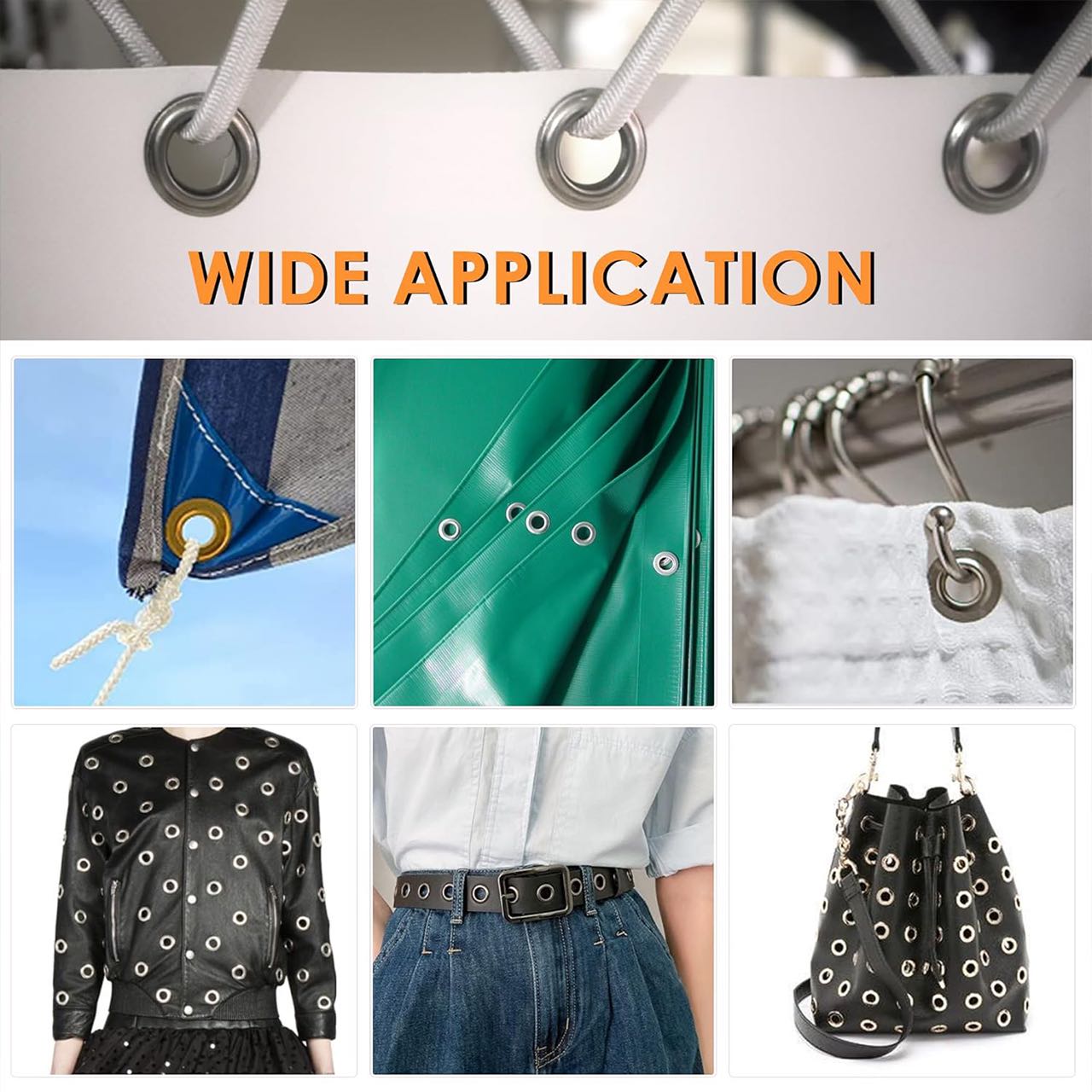 Adatto per tela, pelle, abbigliamento, tende, tende e altri materiali.