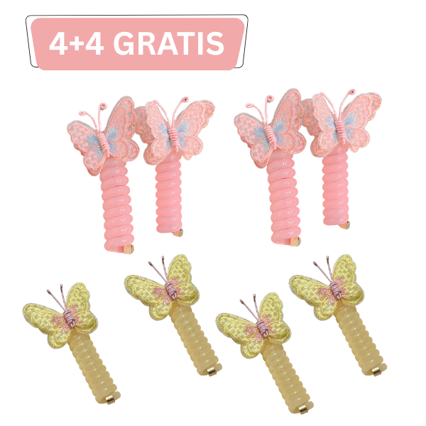 HAIRTIE, Elastici per capelli Metuljček 4+4 GRATIS - Image 4