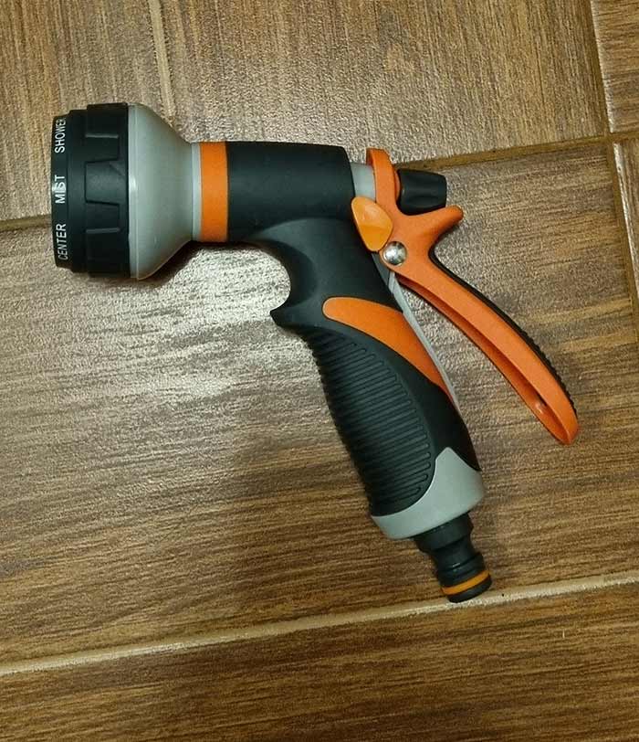 HoseSpray, set con ugello per tubo da giardino, connettore per tubo e pistola per innaffiare - Image 10