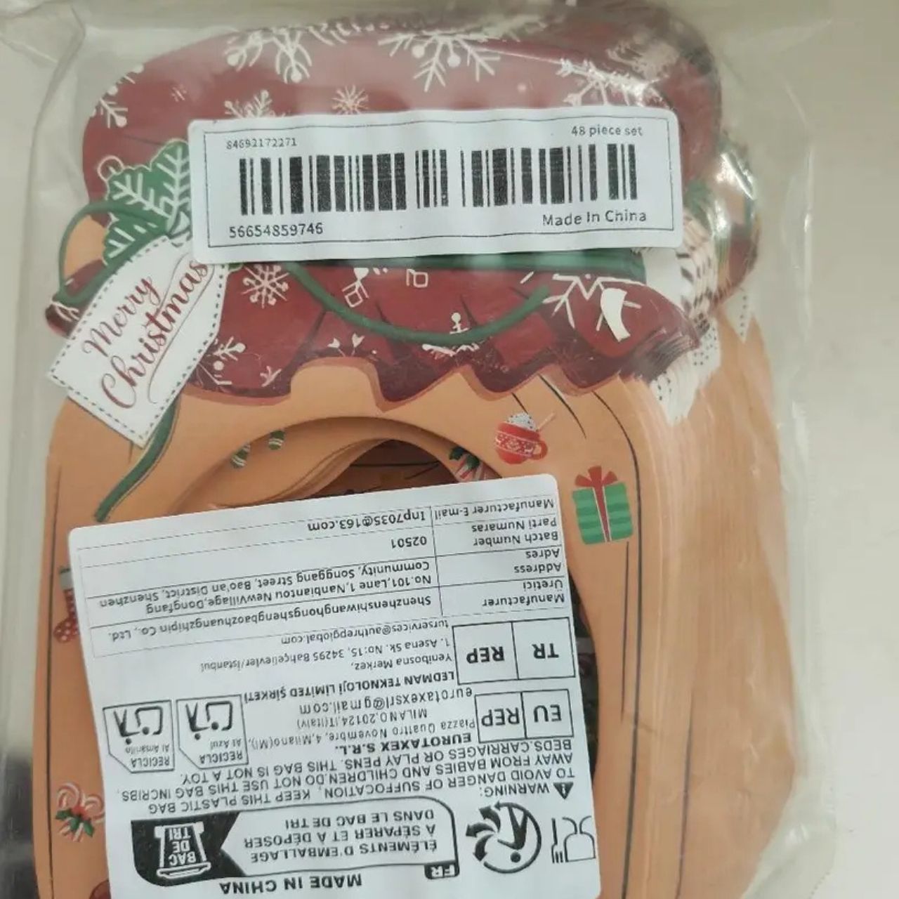 JarGifts, Set di Biglietti di Natale (48 pezzi) - Image 1