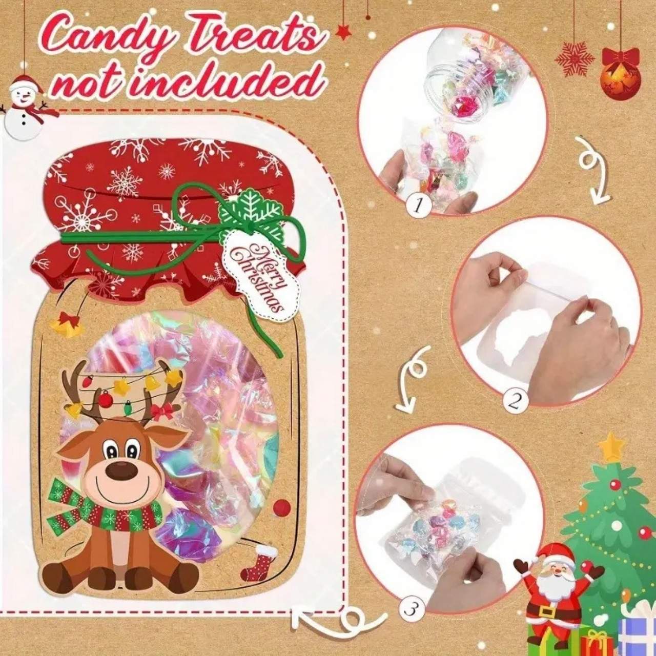 JarGifts, Set di Biglietti di Natale (48 pezzi) - Image 10