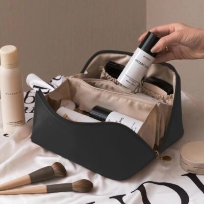 Ampia borsa cosmetica, KOZMETBAG-KONJAK - Image 3